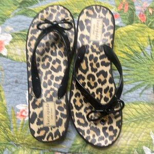 KS Kate Spade New York wedge sandal flip flops size 8 LIKE NEW.  NO BOX